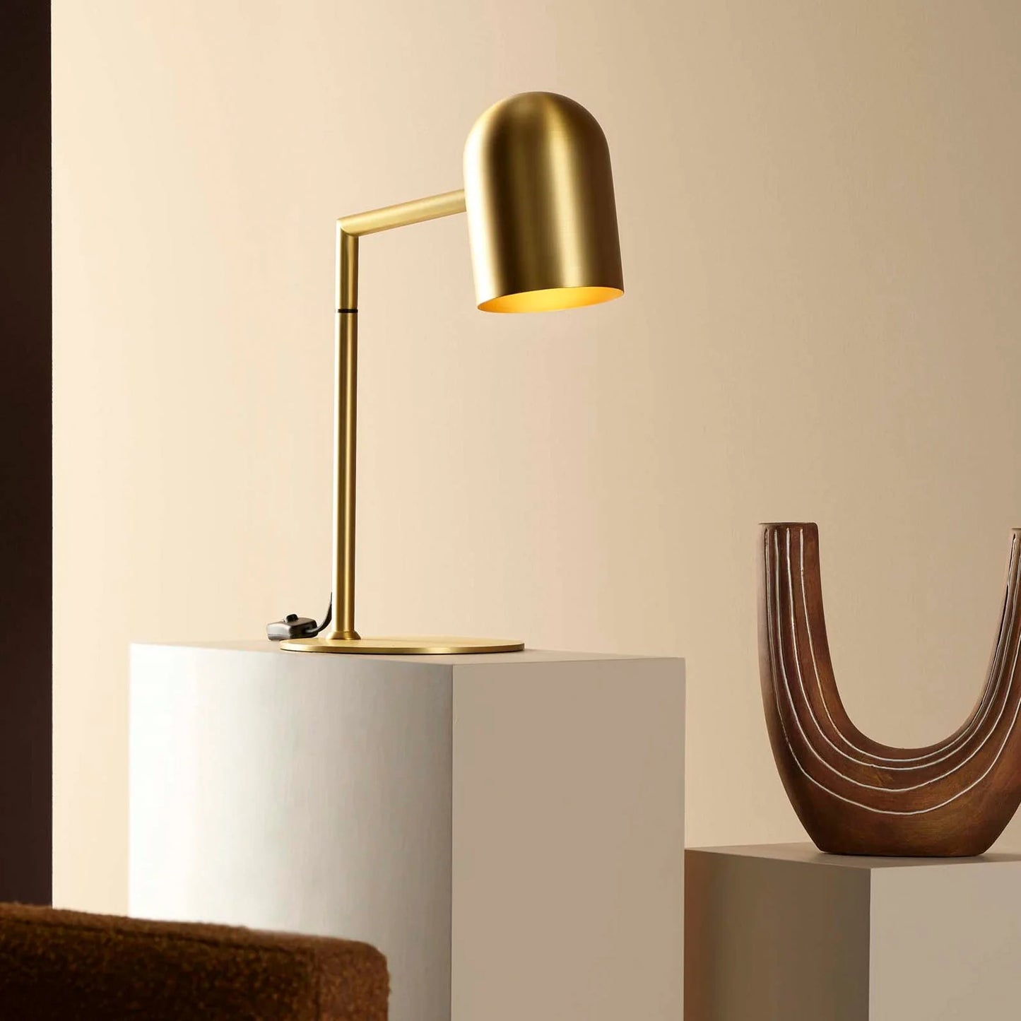 Pia Brass Desk Lamp