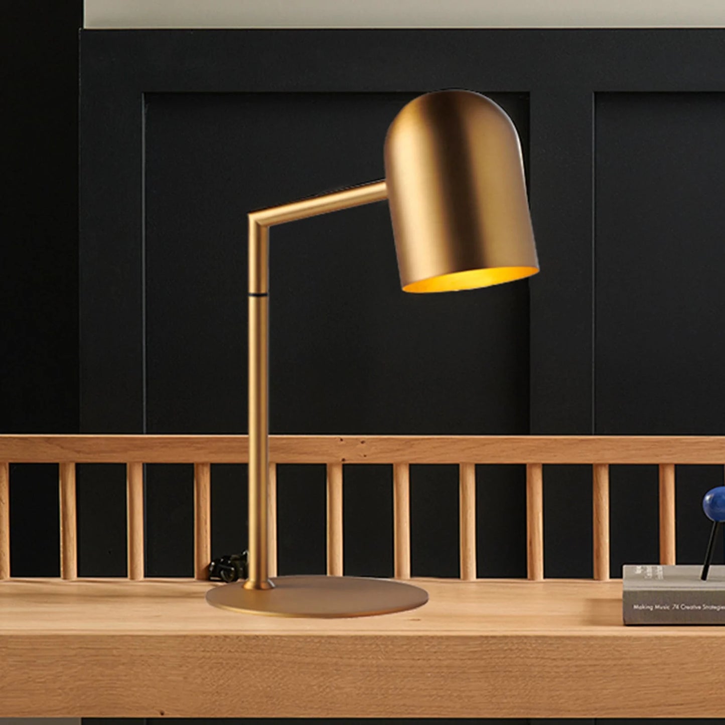 Pia Brass Desk Lamp